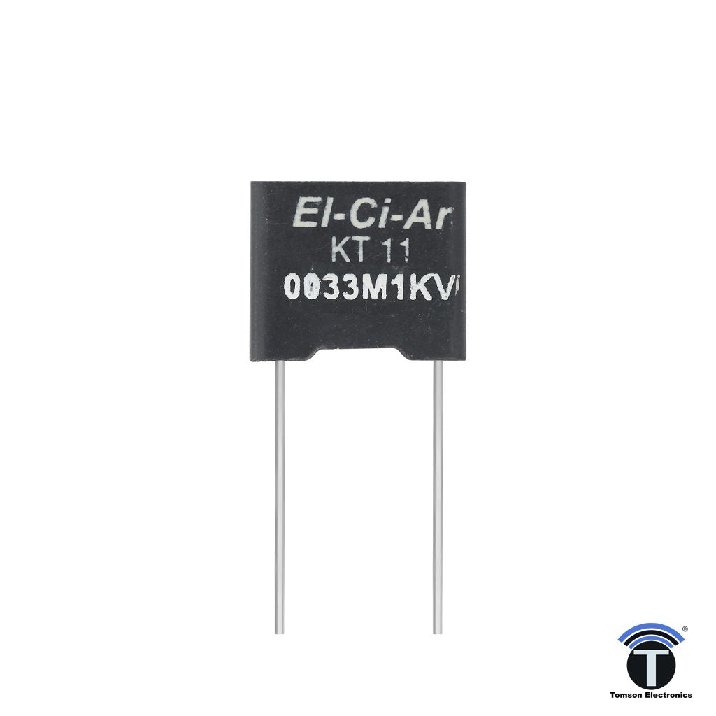 0.0033uF 1KV KT11 Film Foil Polyester Film Capacitor 0.0033uF 1KV KT11 Film Foil Polyester Film Capacitor